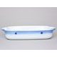 Bowl baking 7 x 39,8 x 24,6 cm, Thun 1794 Carlsbad porcelain, BLUE CHERRY