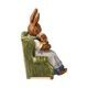 Rabbit figurine 10.5 / 9.5 / 14cm, stoneware, Goebel