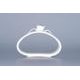 Napkin ring with rose 7 cm, Original Blue Onion Pattern