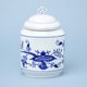 Jar for food storage with a sign 1,10 l, 17 cm, Original Blue Onion Pattern