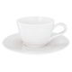 Cup 0,24 l coffee and saucer 16,5 cm, Life 25431, Seltmann Porcelain