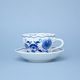 Cup and saucer B + B, 210 ml / 14 cm for coffee, Original Blue Onion Pattern, QII