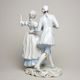 Dancing Couple Rococo 16 x 13 x 23 cm, Porcelain Figures Duchcov