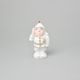 Fireman 10 cm, white + gold, Royal Dux Bohemia