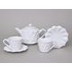 Tea / Coffee Set for 2 pers, Diamond White, Goldfinger Porcelain