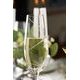 Silhouette - Set of 2 Champagne Flutes 210 ml, Swarovski Crystals