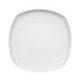 Plate flat square 26 cm, Lido UNI, Seltmann Porcelain