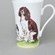 Psí kolekce - Anglický špringršpaněl: Hrnek Emily 400 ml, anglický kostní porcelán Roy Kirkham