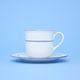 Cup 200 ml Jana + saucer 150 mm, Thun 1794, karlovarský porcelán, blue stripes