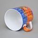Mug 9 cm 300 ml, Orange, Foulard, Lamart: Palais Royal