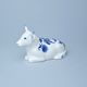 Cow lying 16 cm, Original Blue Onion pattern (QII)