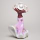 Lady With Hat 16 x 11 x 23 cm, Saxe, Porcelain Figures Duchcov