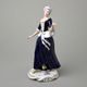 Lady Rococo 12 x 7 x 25 cm, isis, Porcelain Figures Duchcov