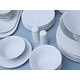 Bohemia White DECOR, Jídelní souprava pro 6 osob, design Pelcl, Český porcelán a.s.