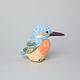 De Rosa - Kingfisher bird, Ceramics, De Rosa Montevideo