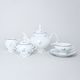 Tea set for 6 persons, Thun 1794 Carlsbad porcelain, BERNADOTTE blue flower