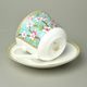 Třešňový květ: Šálek 420 ml a podšálek 17 cm, anglický kostní porcelán Roy Kirkham