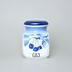 Salt dose 0,6 l, Thun 1794 Carlsbad porcelain, BLUE CHERRY