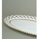Dish oval 42 x 22 cm, Byzant 404b - white, Rose China Chodov