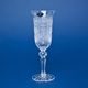 Kalíšek flétna 150 ml Laura, sklenička na sekt, brus 500PK, Crystal Bohemia
