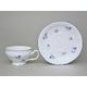 Tea cup and saucer 205 ml / 15,5 cm, Thun 1794 Carlsbad porcelain, BERNADOTTE blue flower