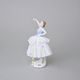 Tanečnice s krajkou (bledě modrá) 8 x 6 x 12 cm, Kurt Steiner, Porcelánové figurky Unterweissbacher