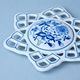 Christmas decoration - Snow flake 10,4 cm, Original Blue Onion Pattern
