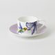 Hummingbird: Tea cup 230 ml + saucer 145 mm, english fine bone china, Roy Kirkham