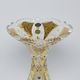 Cut Crystal Vase, 205 mm, Gold + Enamel, Jahami Bohemia