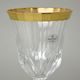 Astra Gold: Wine glass 280 ml, crystal + gold, Adagio, Royal Golden Embossed light decor