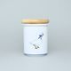 Jar w/wooden lid 10,5 x 8,2 cm - middle, Goose, Český porcelán a.s.