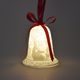 Svítící zvoneček Santa Klaus - vánoční ozdoba, 12,5 cm, Lamart, Palais Royal