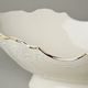 Fruit bowl with handles 36 cm, Thun 1794 Carlsbad porcelain, BERNADOTTE ivory + gold