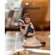 Boy and girl in a hug with a small dog 8,5 cm, Royal Copenhagen porcelain figurines