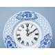 Hodiny reliéfní 18 cm se strojkem, Cibulák, originální z Dubí