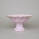 Bowl on stand 10 x 20 cm, Leander, rose china