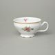 Cup tea low 205 ml, Thun 1794, karlovarský porcelán, BERNADOTTE míšeňská růže