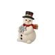 Snowman figurine The Joy of Winter 6 / 5.5 / 9cm, stoneware, Goebel