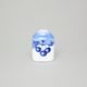 Salt shaker, Thun 1794 Carlsbad porcelain, BLUE CHERRY