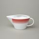 Sauce boat 400 ml, Thun 1794, karlovarský porcelán, TOM 29954a0 red stripes