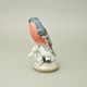 Bullfinch bird 12,5 x 10,5 x 19,5 cm, Porcelain Figures Duchcov