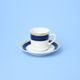 Sabina 767: Cup 100 ml espresso + saucer 115 mm, cobalt + blue, Leander Loučky