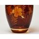 Egermann: Váza Amber žlutá lazura, 21 cm, Skleněné vázy Egermann