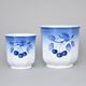 Flower pot 13,5 cm, Thun 1794 Carlsbad porcelain, BLUE CHERRY