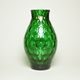 Egermann: Vase - Green, h: 25,5 cm, Crystal Vases Egermann