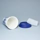 Cup for coffee "To Go" 310 ml with silicone cap, Original Blue Onion Pattern