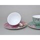 Sada 2 šálků 230 ml a podšálků na čaj, Fleurs, Lamart: Palais Royal