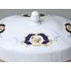 Butter dish for 250 g butter, Thun 1794 Carlsbad porcelain, BERNADOTTE arms