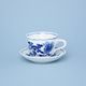 Cup and saucer A/2 + A/1, 170 ml and 13 cm for coffee, Original Blue Onion Pattern