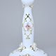 Candleholder Rococo 10,7 x 17,8 cm, White + print + Gold, Royal Dux Bohemia